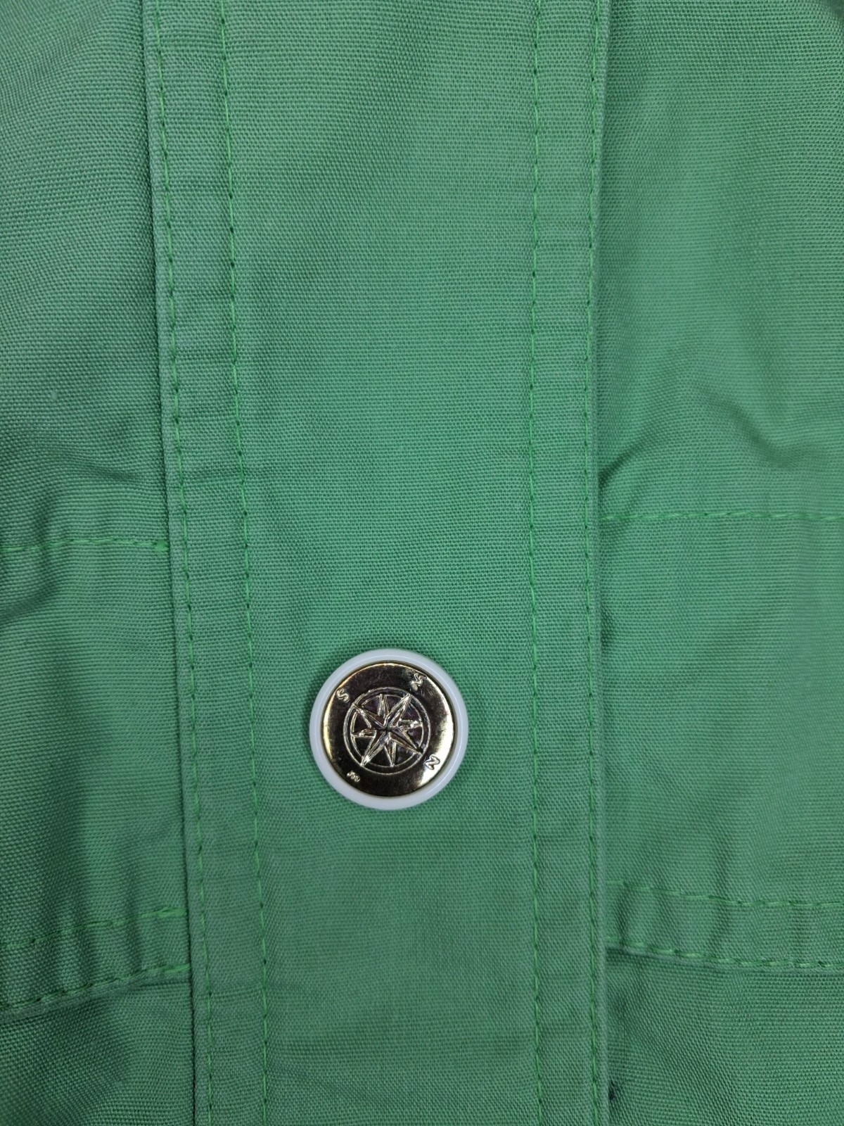 Out Brook Women’s Vintage 80S jacket light green L Padded shoulders