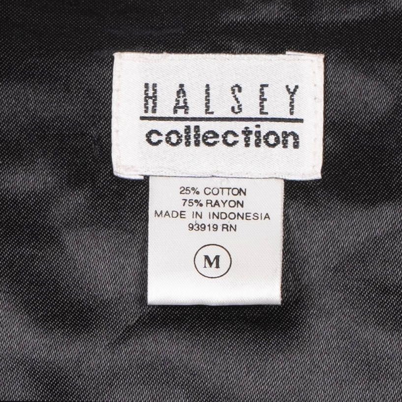 Halsey Collection Woven Patchwork Vest M Womens Brown Yellow Gray Beige Rayon