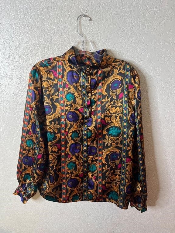 Vintage 1991 Nicola Gaudy Blouse – Size 12