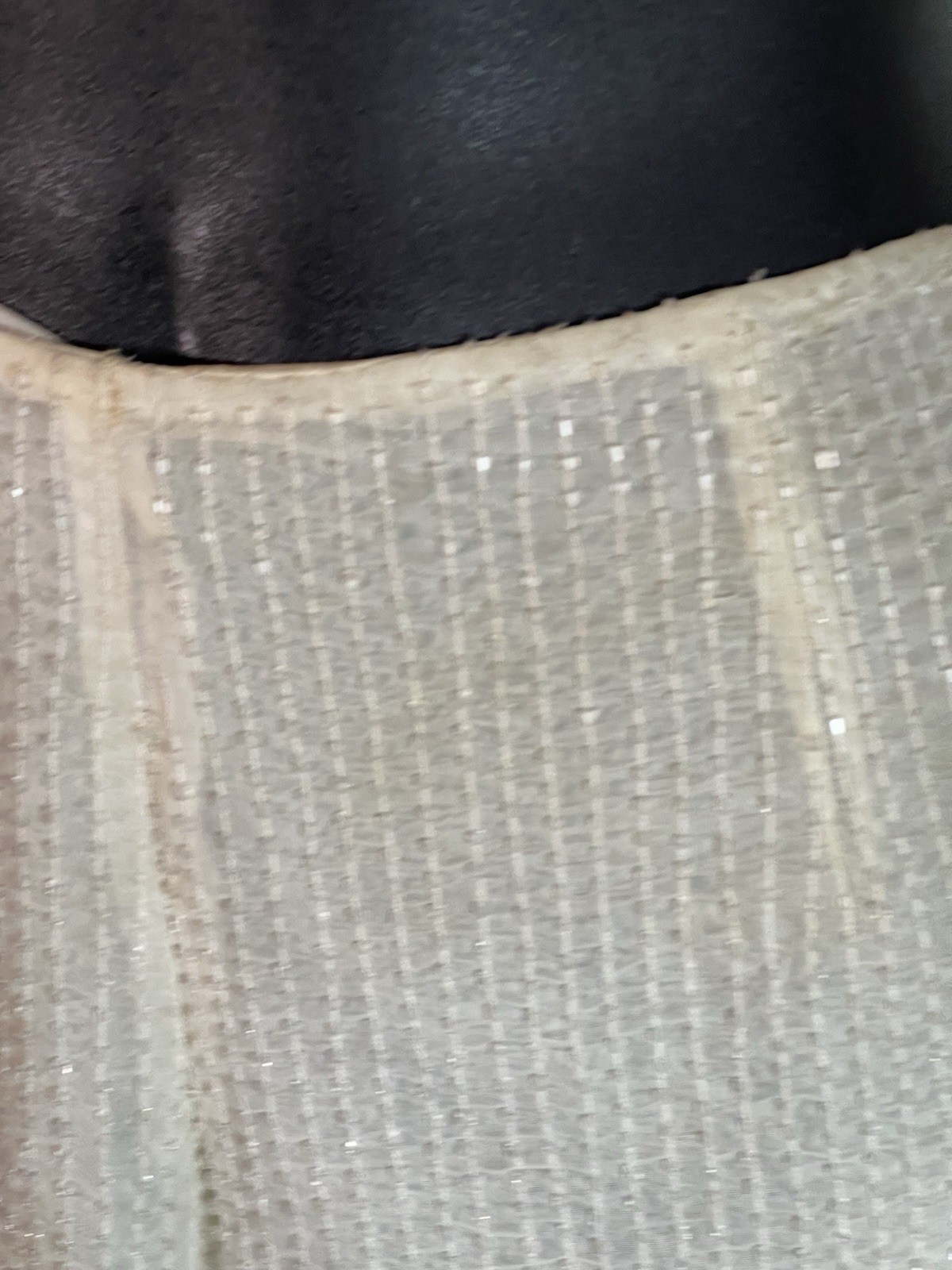 READ-needs Pro Repair-stains-vtg Ritmo La Perla White Evening Party Pants W42 EU