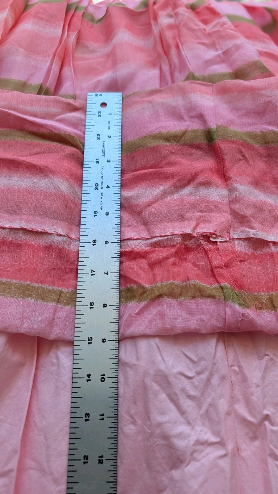1950s Prom Dress Bright Colors Watermelon Pink Green