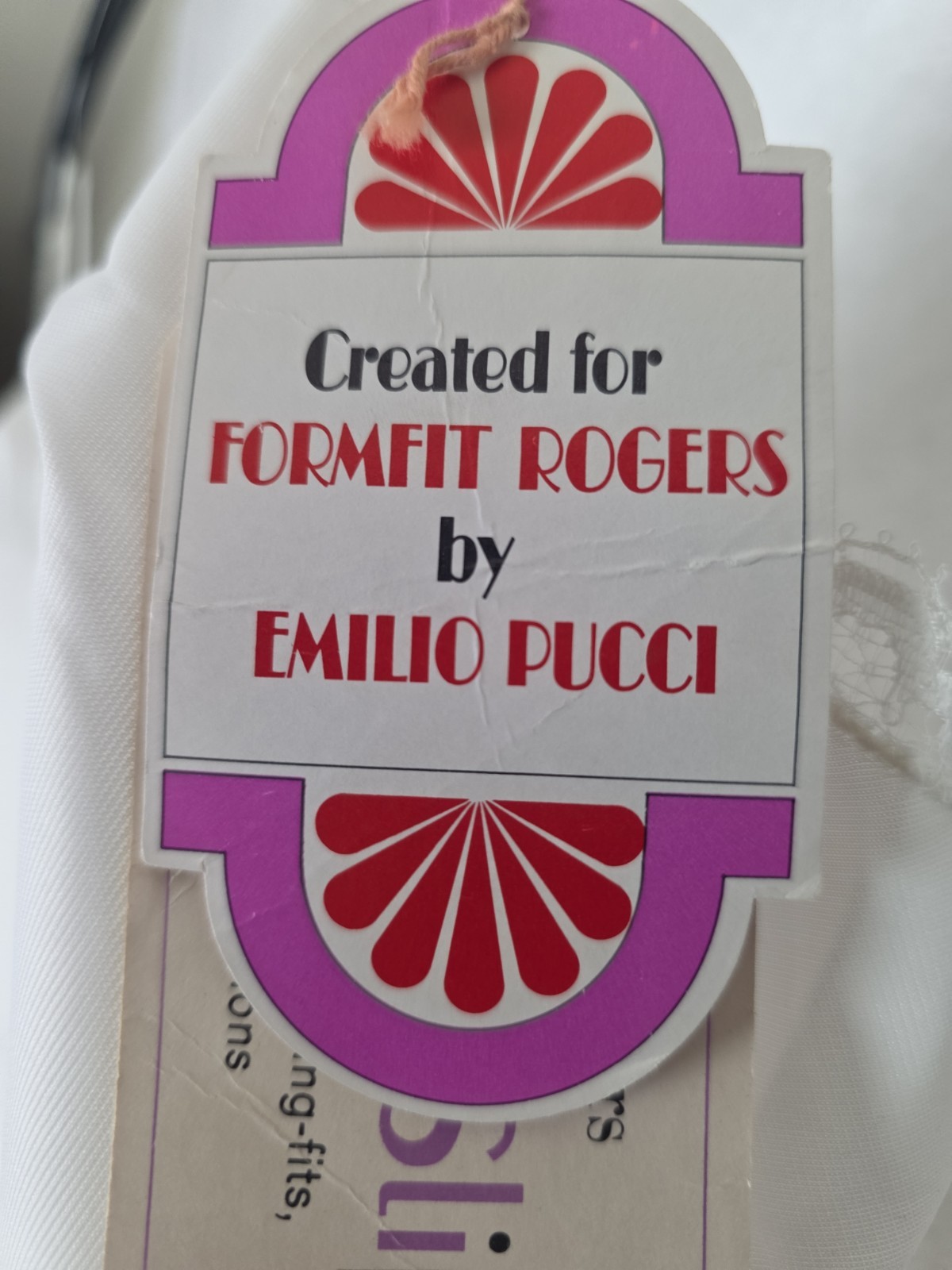 Emilio Pucci Formfit Rogers Slip Dress Deadstock NOS Vintage USA New w/ Tags