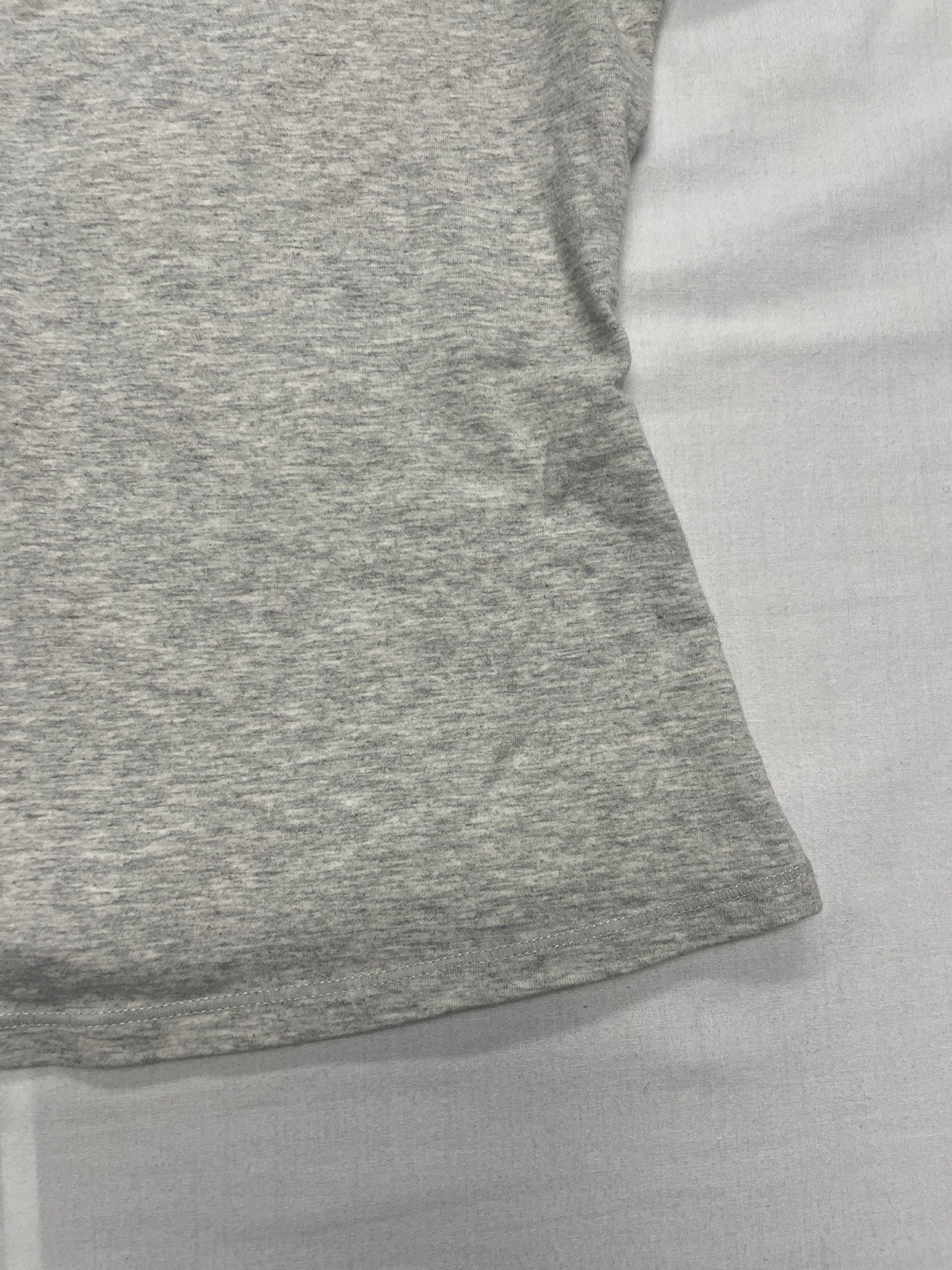 SKIMS Cotton Jersey T-Shirt in Light Gray Size M Shapewear Athleisure Kardashian