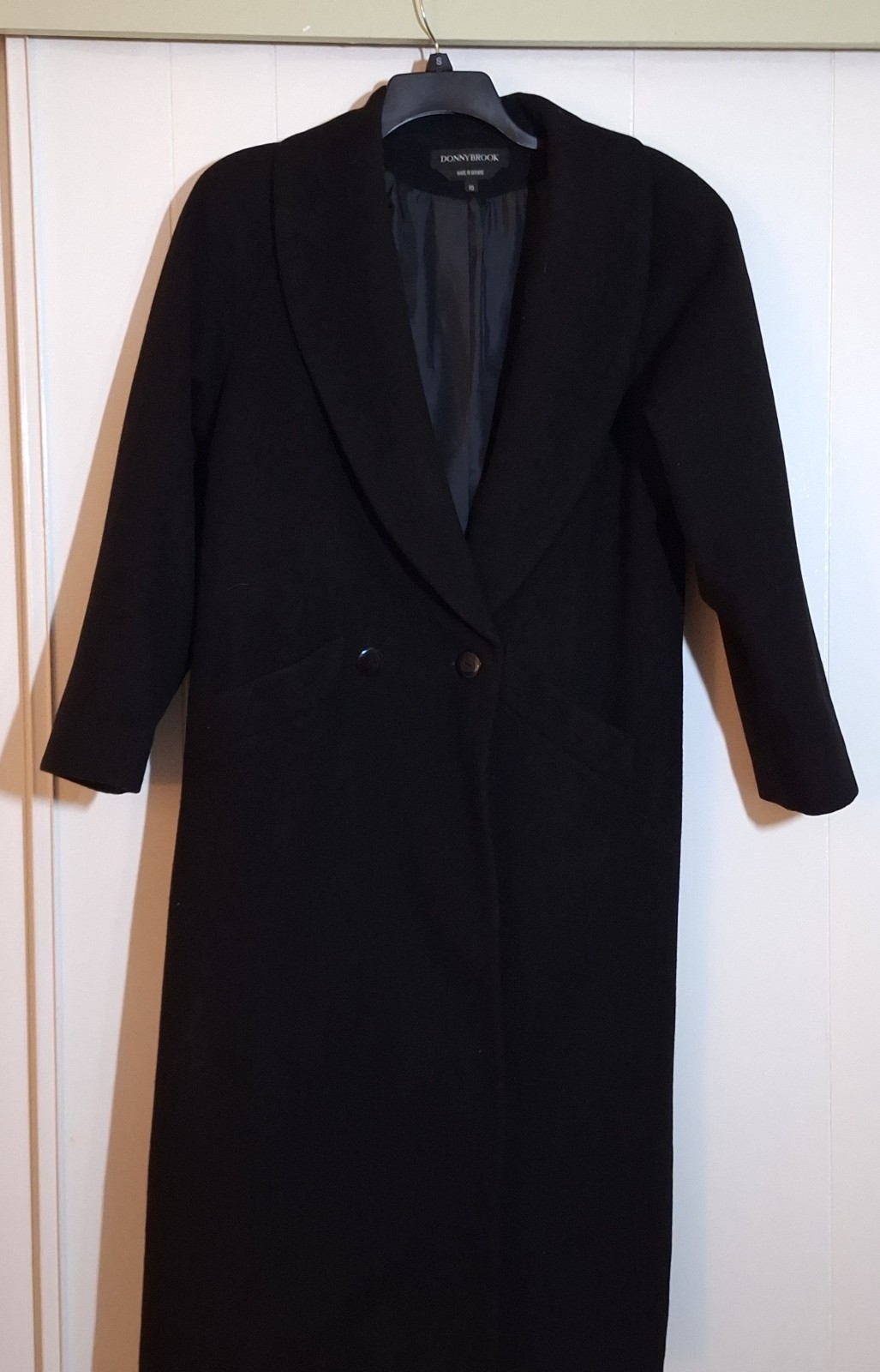 Donnybrook Vintage Full Length Wool Winter Coat With Lining SZ 10