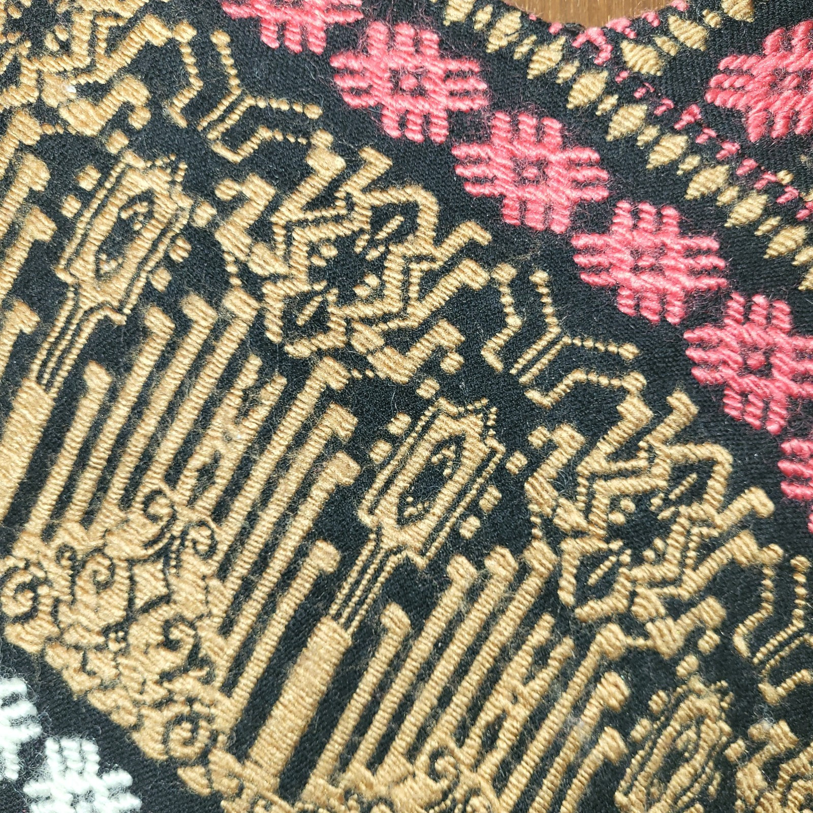 Vintage Boho Hippie Poncho Made On Greece