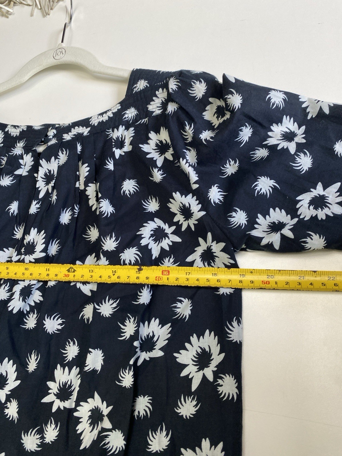 Vintage 80s Stanley Sherman 6 100% Cotton Belted Dress floral square neck