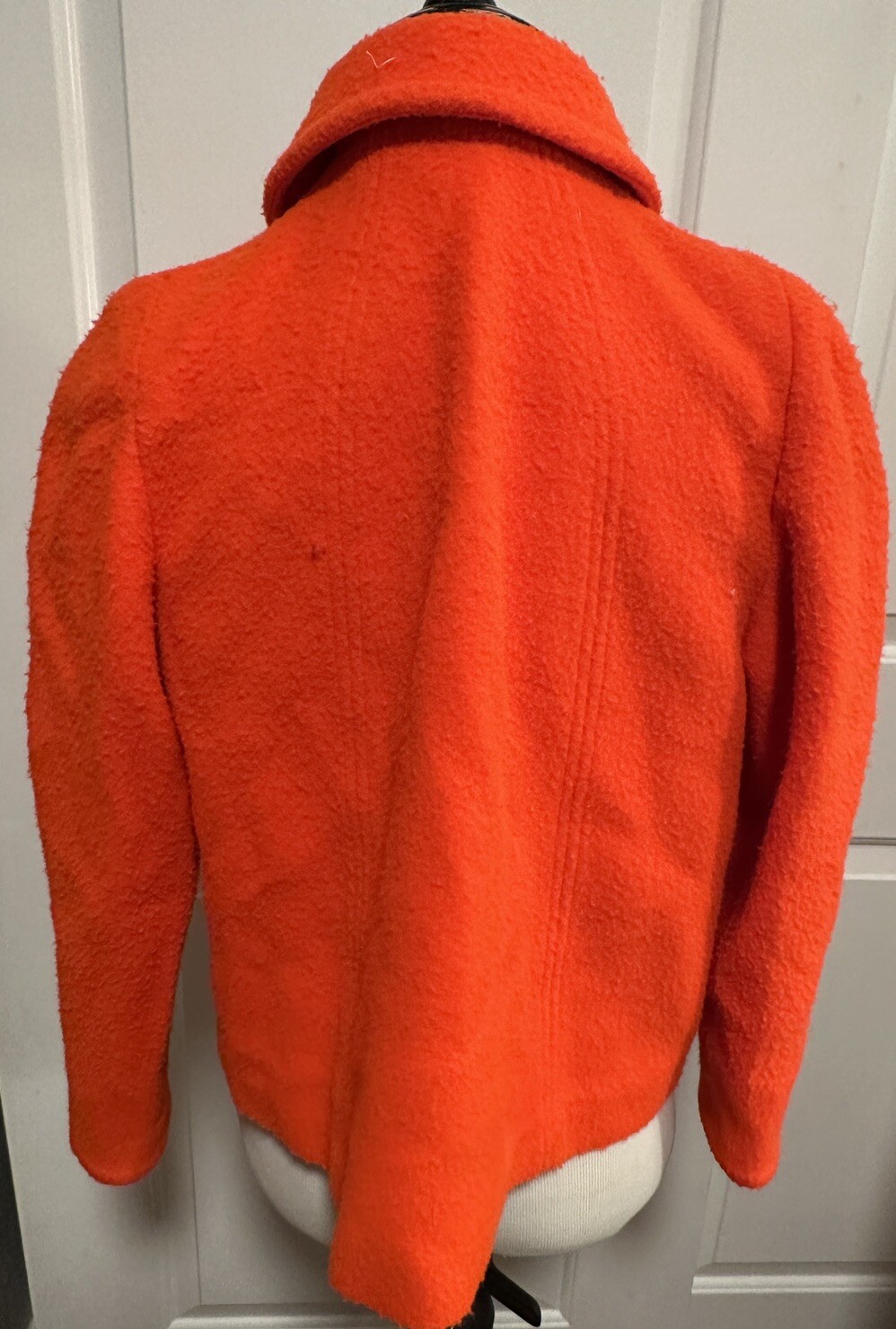 Vtg. Dyersburg & Morgan Coral Parka Coat Jacket w/top Button Aeri-Suede Reg. XS