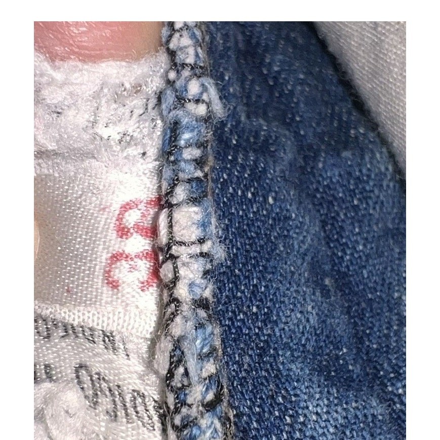 Club De France Jeans Europe Size 38 / US 6 Blue Fiold Over Denim Vintage 70s 80s