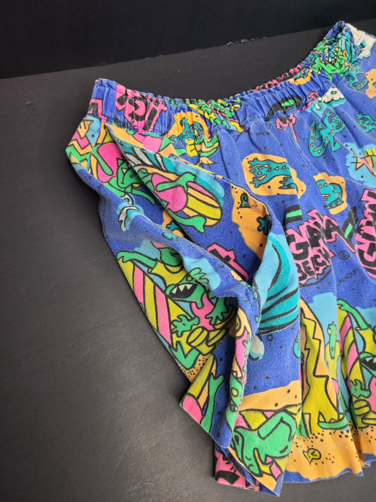 Vntg 90s Outfit Set Iguana Beach Soveneir Womans Small Girls Large Neon Colors