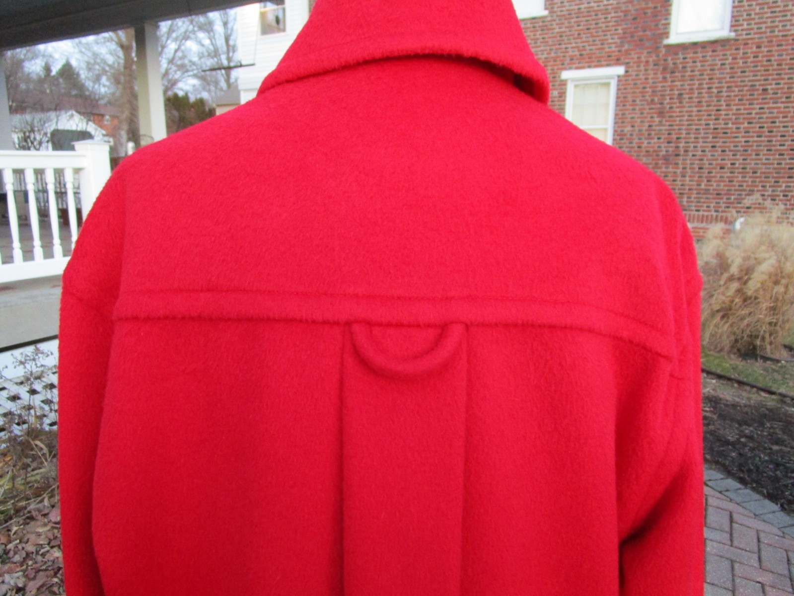 Vintage 1960/70s Ladies Red Wool Coat by J.G. Hooks