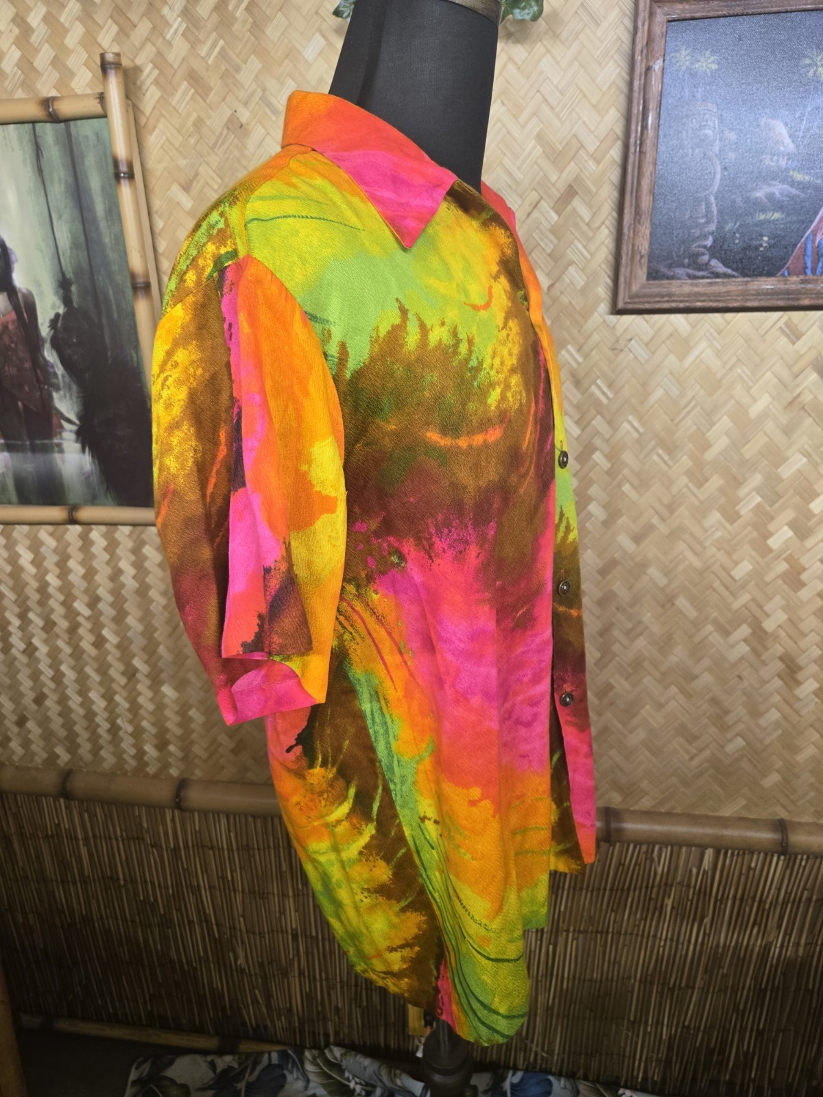 Vintage Waltah Clarke Shirt And Dress Honeymoon Set w1131