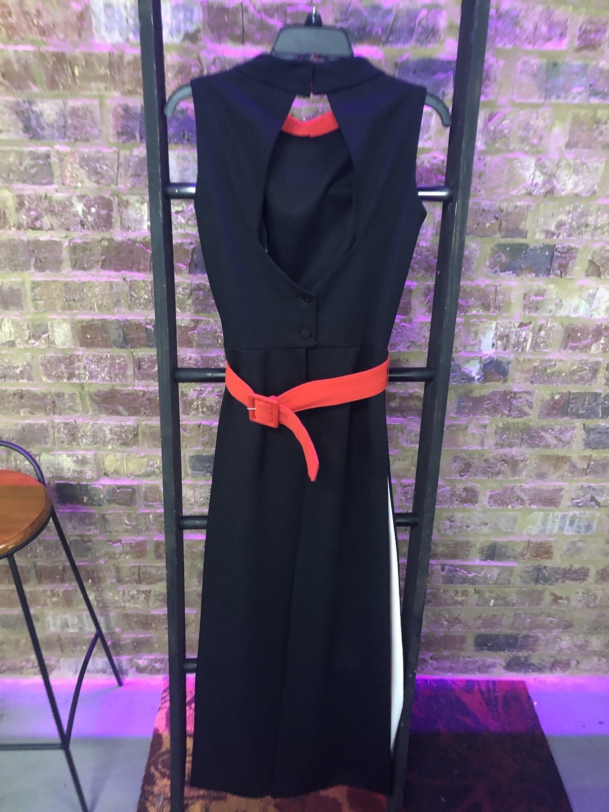 Vintage Alfred Werber Women’s Sleeveless Long Paneled Coat Dress Sz 10