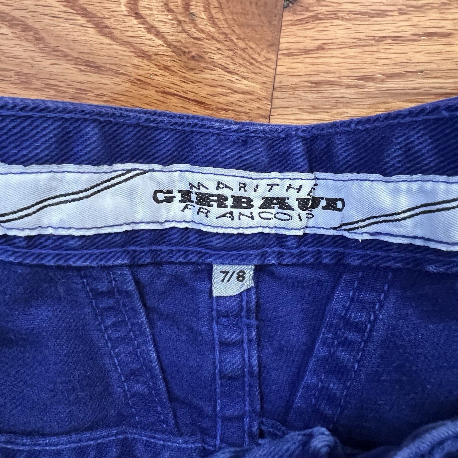 VTG Rare 90s Women’s Marithe Francois Girbaud Jeans Size 7/8 Purple/blue