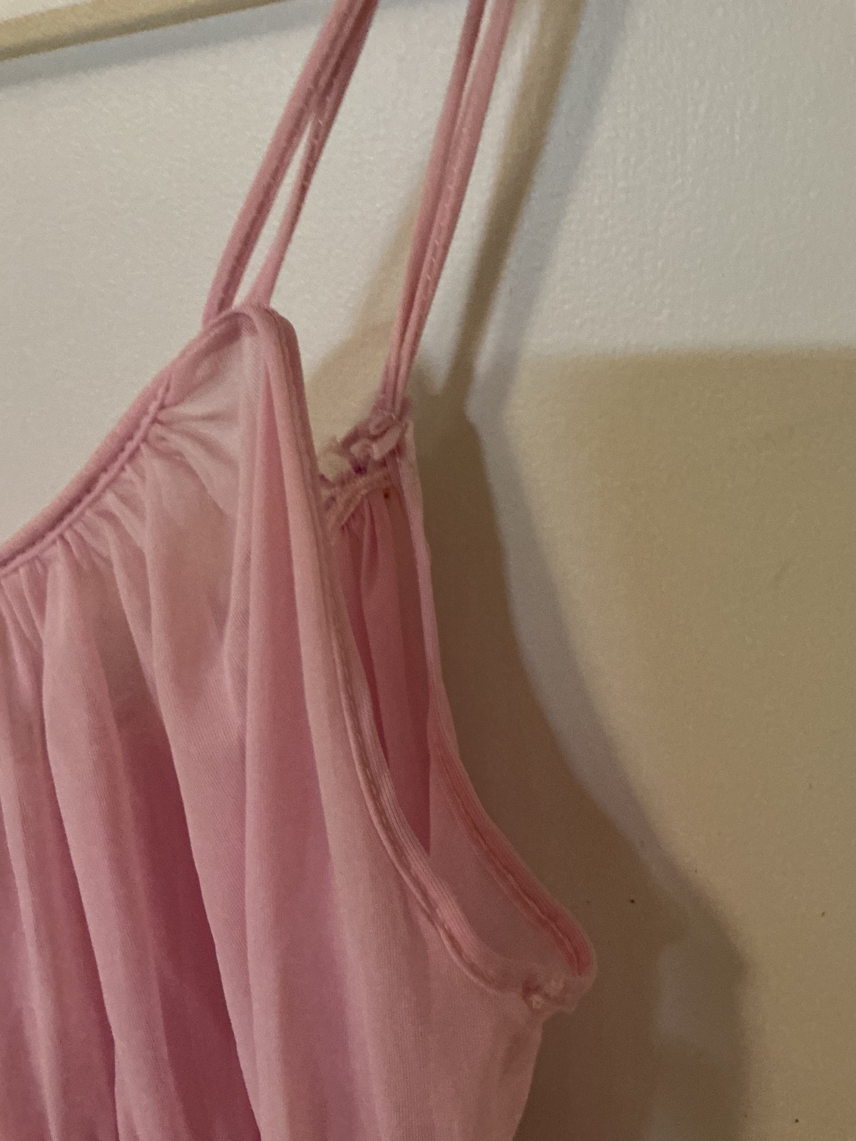 VINTAGE PEIGNOIR SET NYLON CHIFFON I DREAM OF JEANIE STYLE NIGHTGOWN UNION MADE