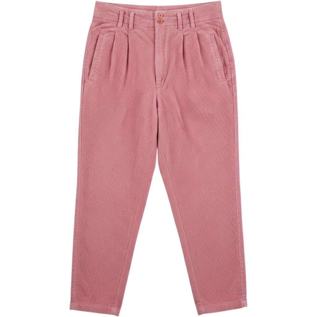 Tarazzia Vintage Corduroy Pleated Tapered Pants Pink Size 9/10