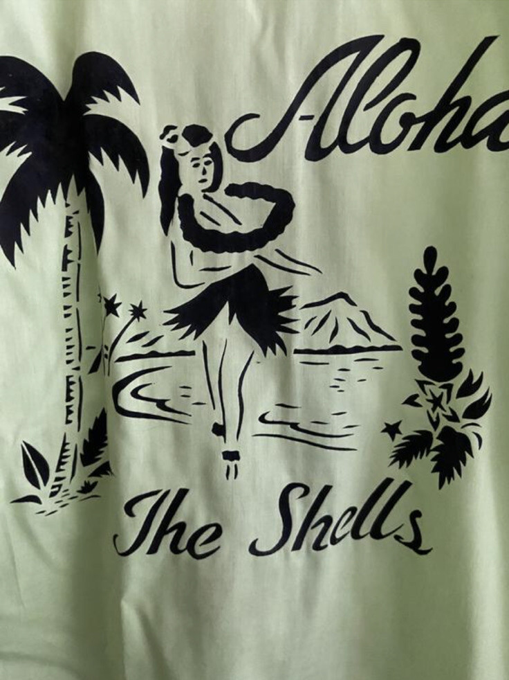 Vintage Hale Niu Tiki Bowling Shirt Ladies Amazing Condition Hula Girl