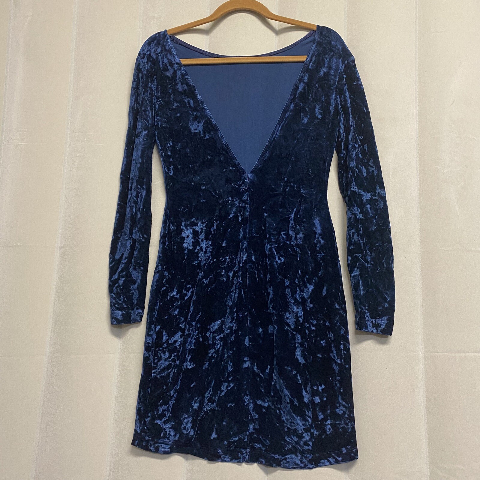 Vintage Tapemeasure Women’s Dress Large Velvet Velour Dark Romantic Whimsigoth