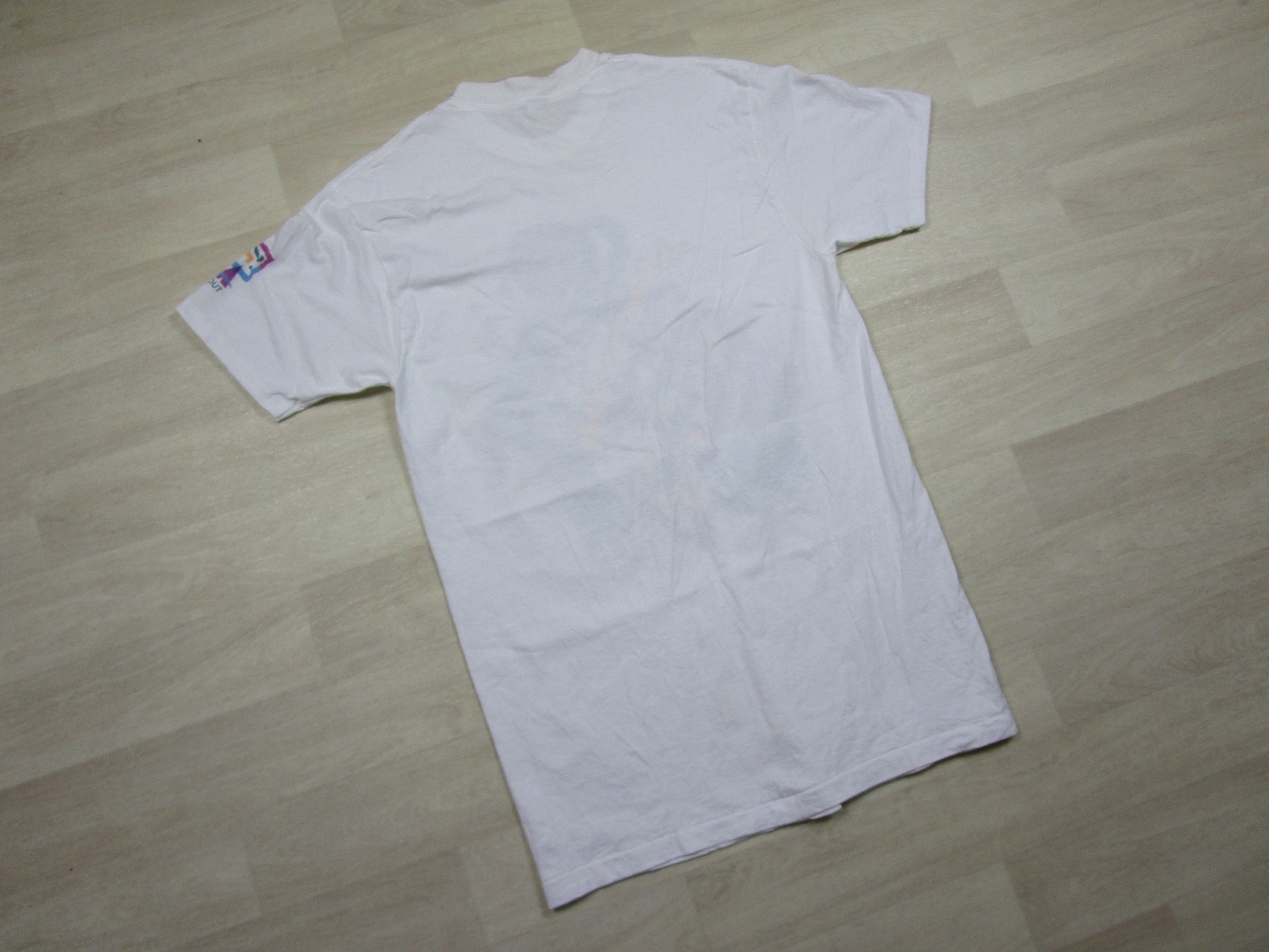 Vintage 80s LA Workout Sleep Shirt Womens (O/S) T-Shirt Dress New Wave