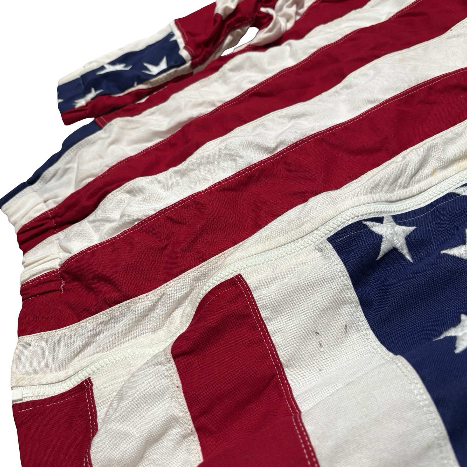 Vintage 90s Limited Edition LTD “The Flag” United States Flag AOP Jacket M 25×24