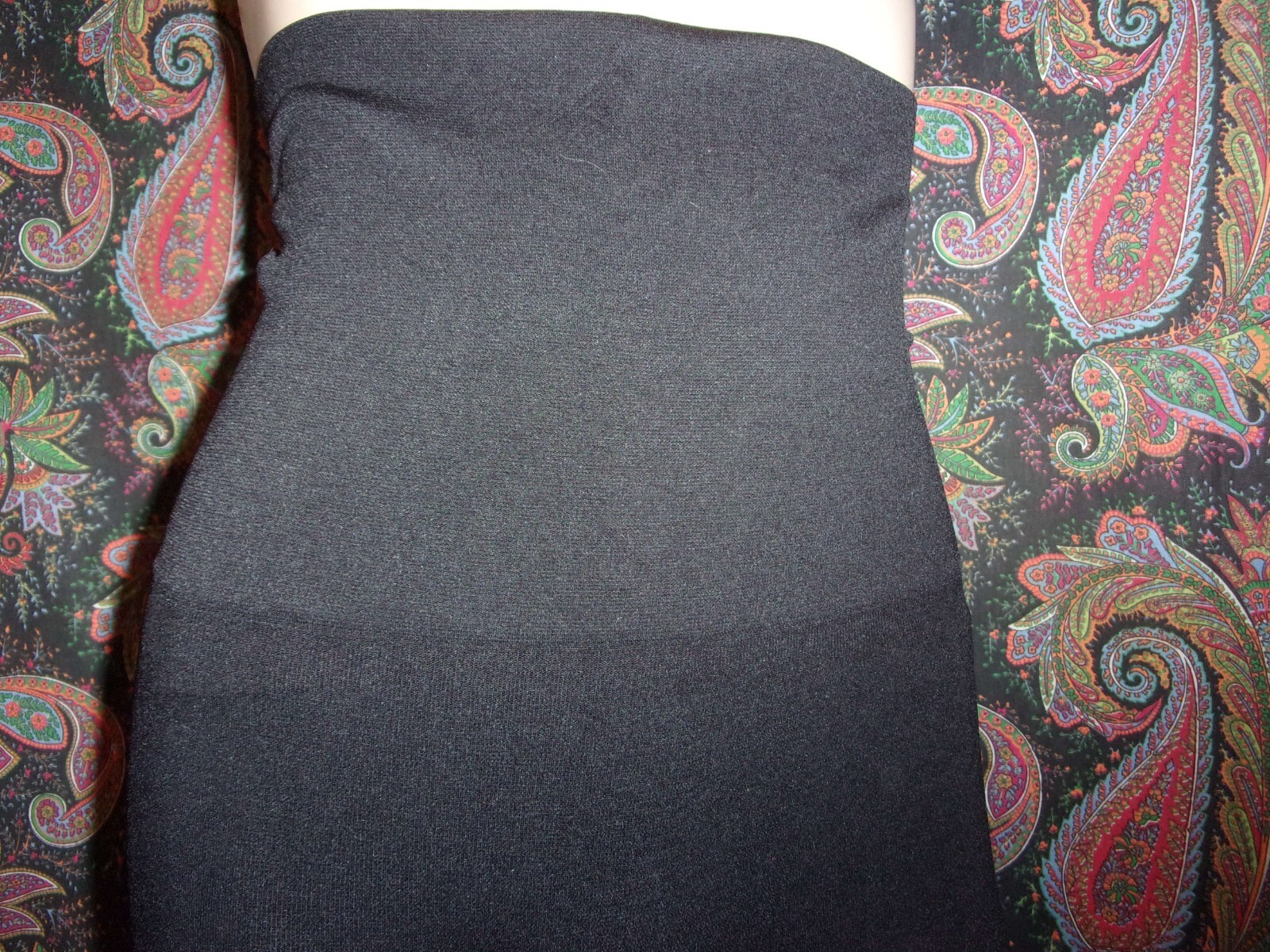 NWOT Skinny Girl Smoother Shaper Black High Waist Long Leg Panty Girdle L
