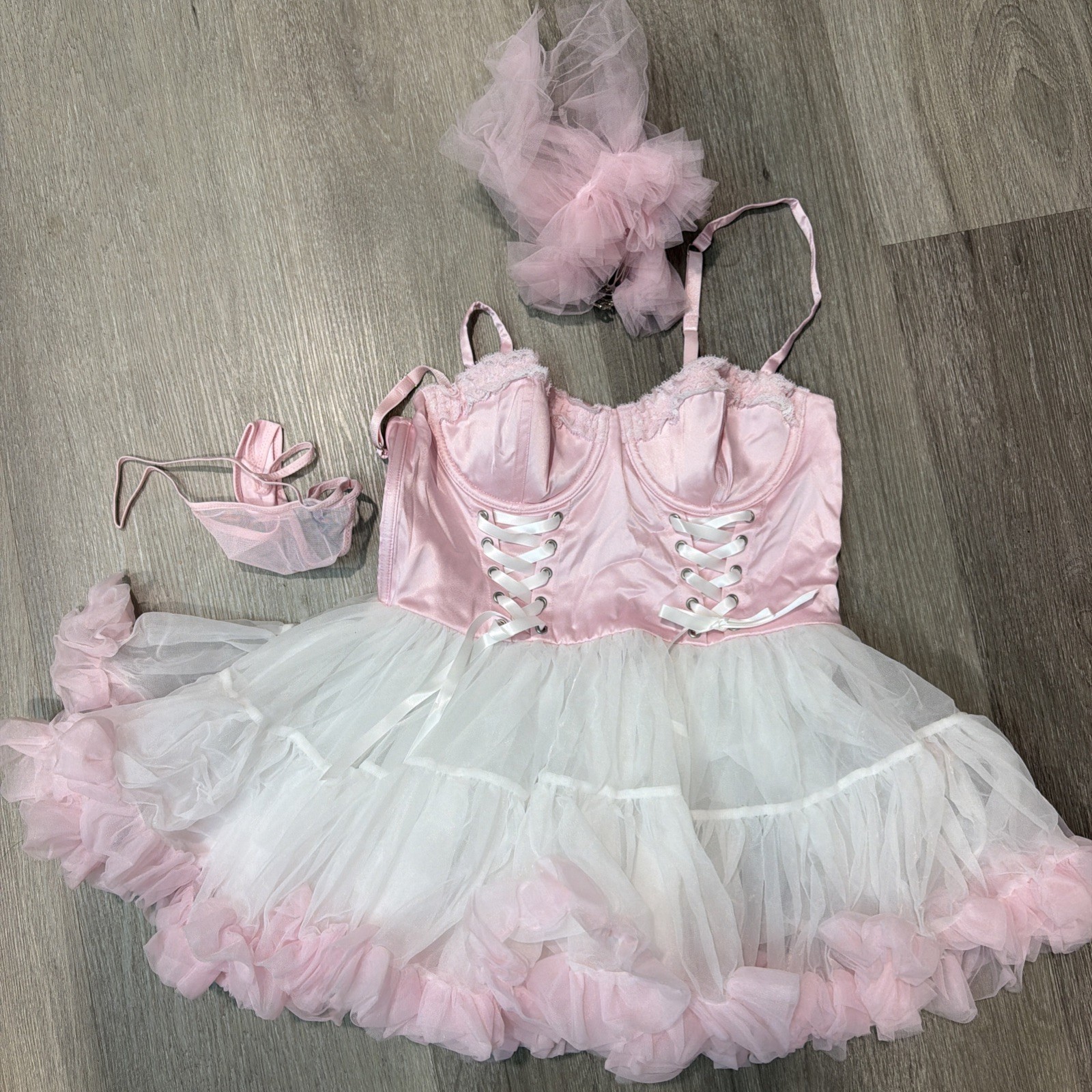 Victoria’s Secret Vintage Sexy Little Things Ballerina Costume Set Size Medium