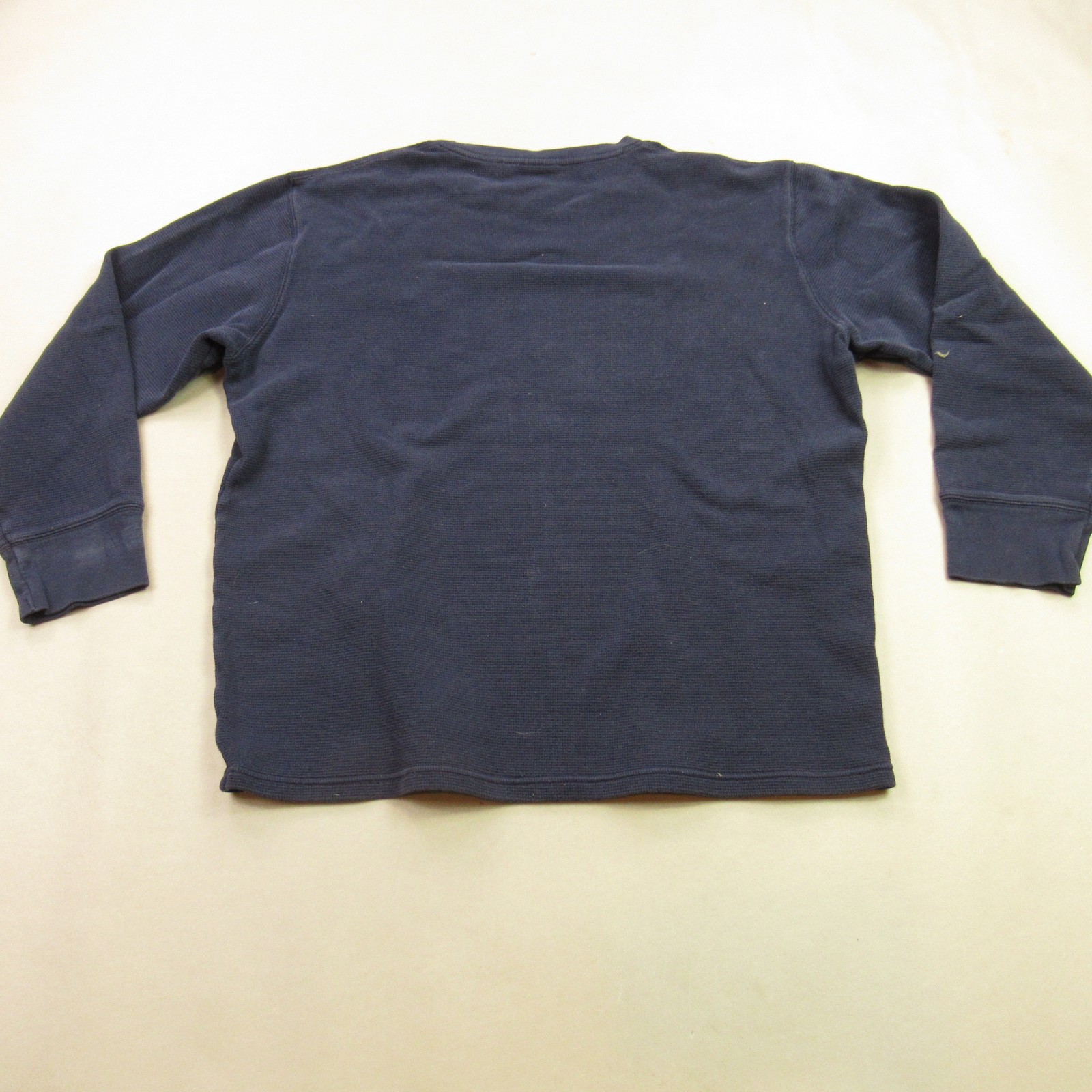 Polo Ralph Lauren Men’s Thermal Waffle Knit Sleepwear Shirt Navy Blue Size L