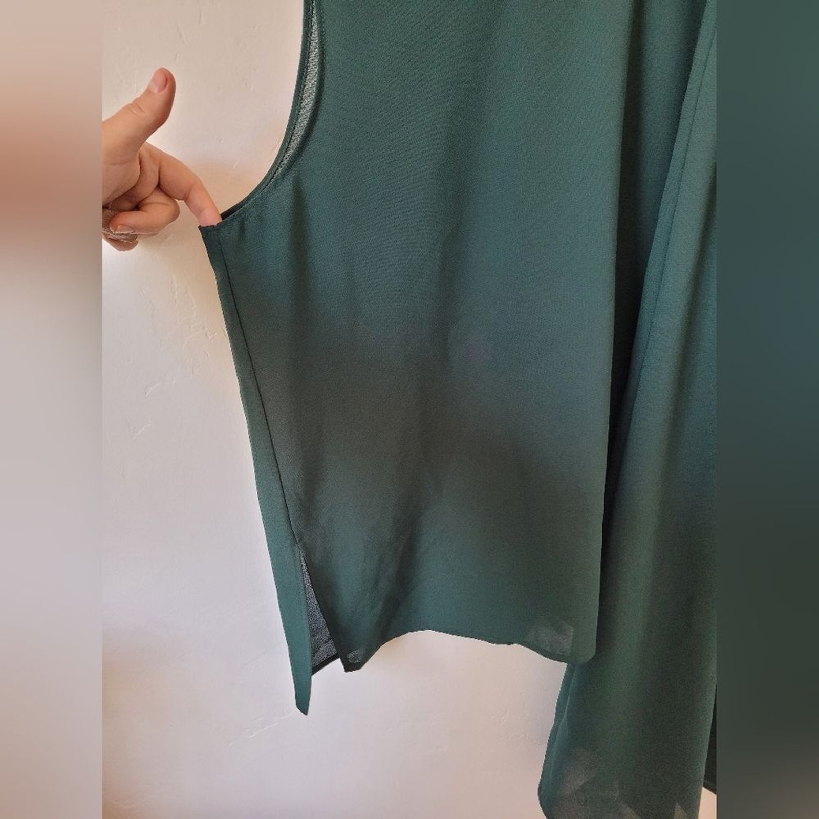 Vintage F.A.D. Emerald Green 2 Piece Skirt Set Retro Grandma Pleat Plus Size 2X