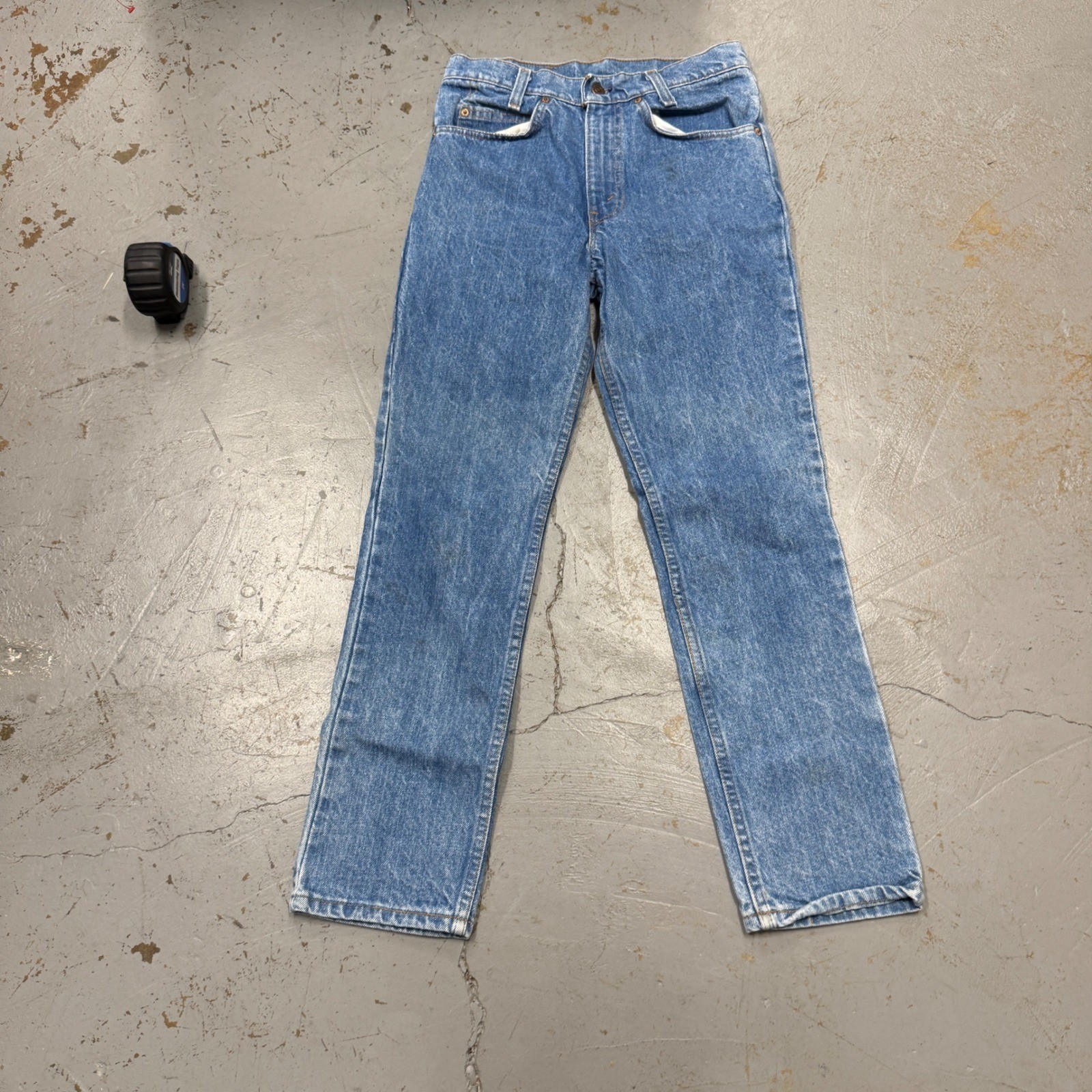Vintage Levi’s 705 Student Jeans Blue Orange Tab Women’s Made in USA 27 x 27