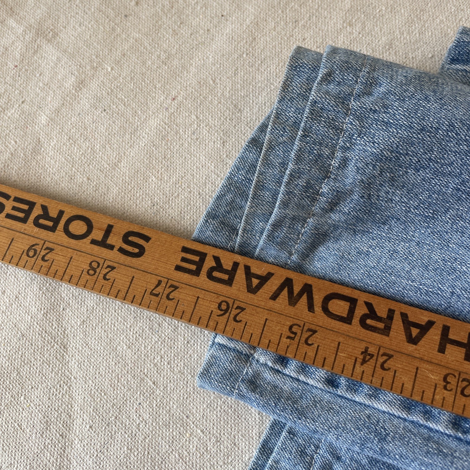 VTG Jordache Carpenter Jeans 1970’s Size 15/16 Light Wash Wide Leg