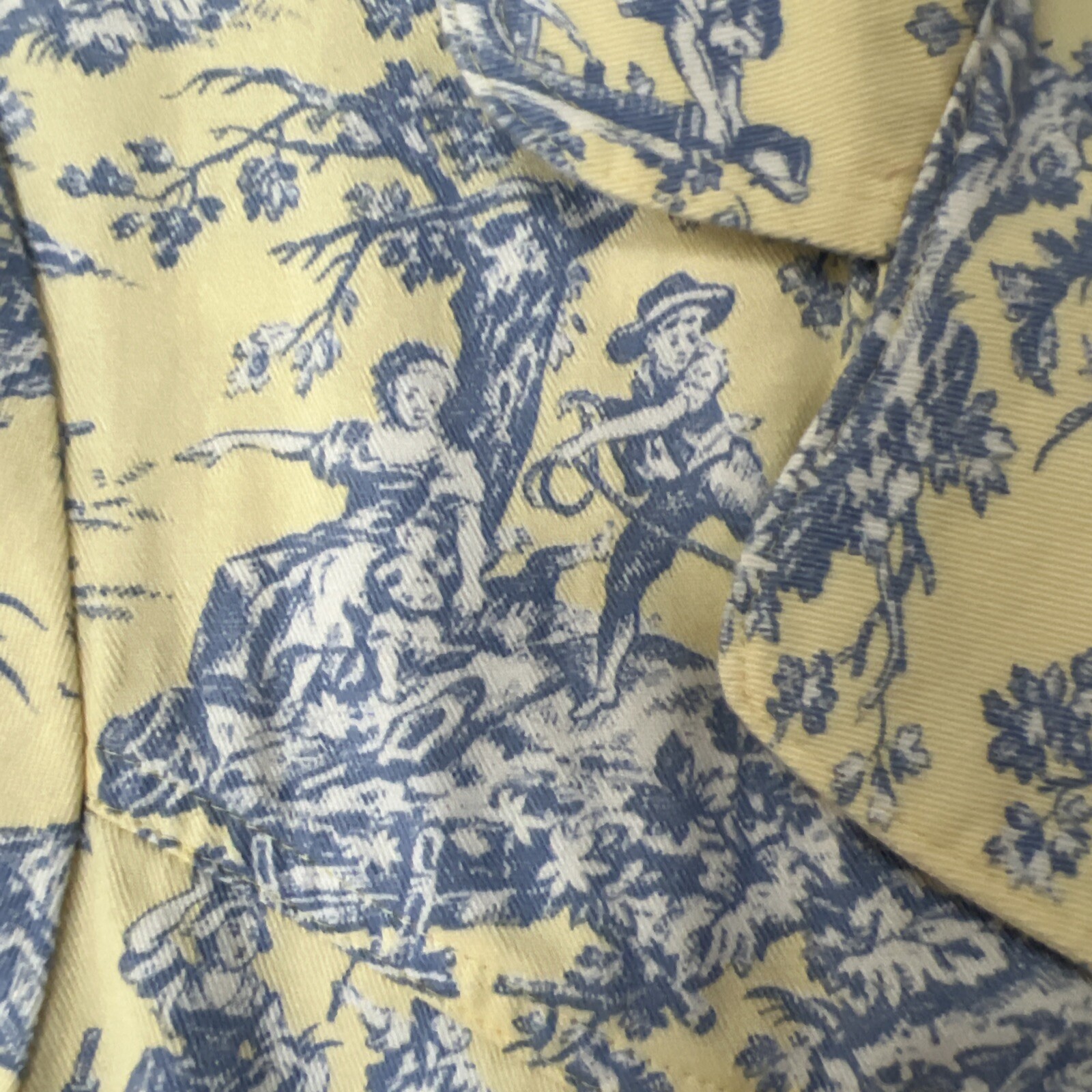 Vtg Gotcha Covered USA Womens Cowboy Novelty Print Shirt S/M Western Blazer