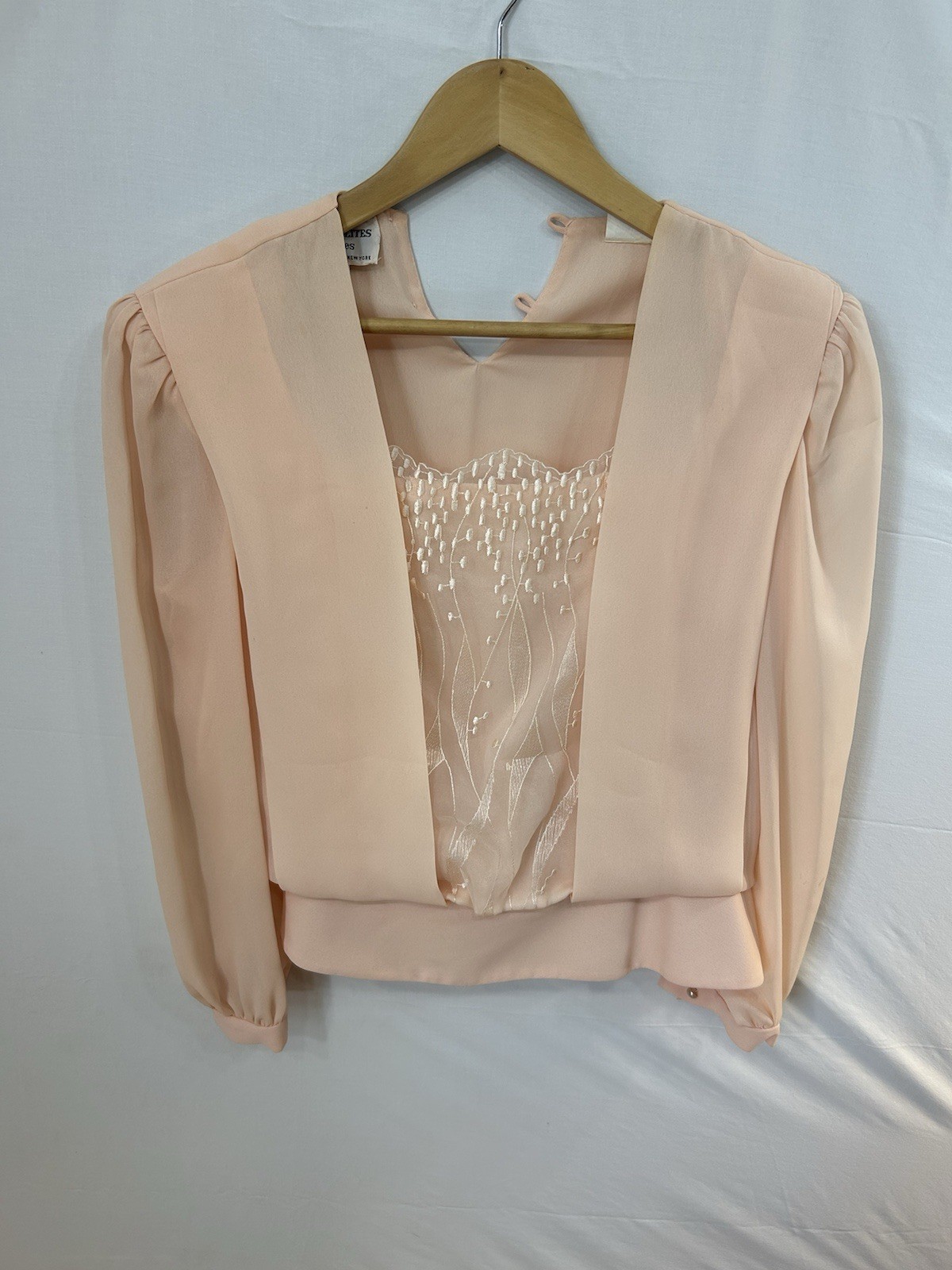 Dim The Lites Petite London Paris New York Vintage Woman’s Blouse Skirt Size 8