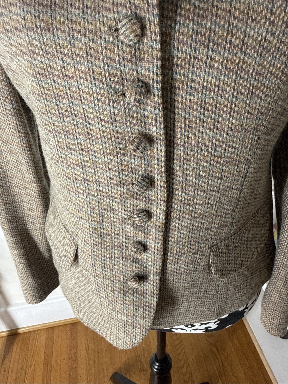 Vintage 1980’s TAILORED English countryside style Wool tweed jacket sz. 5/6