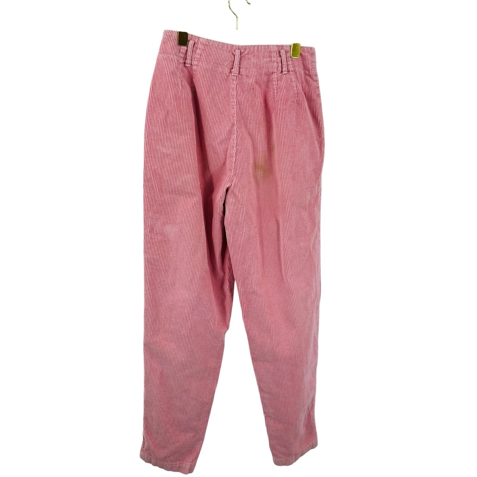 Tarazzia Vintage Corduroy Pleated Tapered Pants Pink Size 9/10