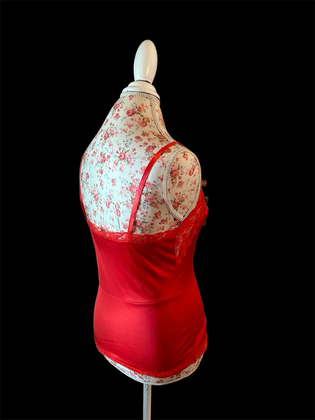 Vintage Camisole Wide Scalloped Lace Sexy Romantic Lingerie Glamcore Volup