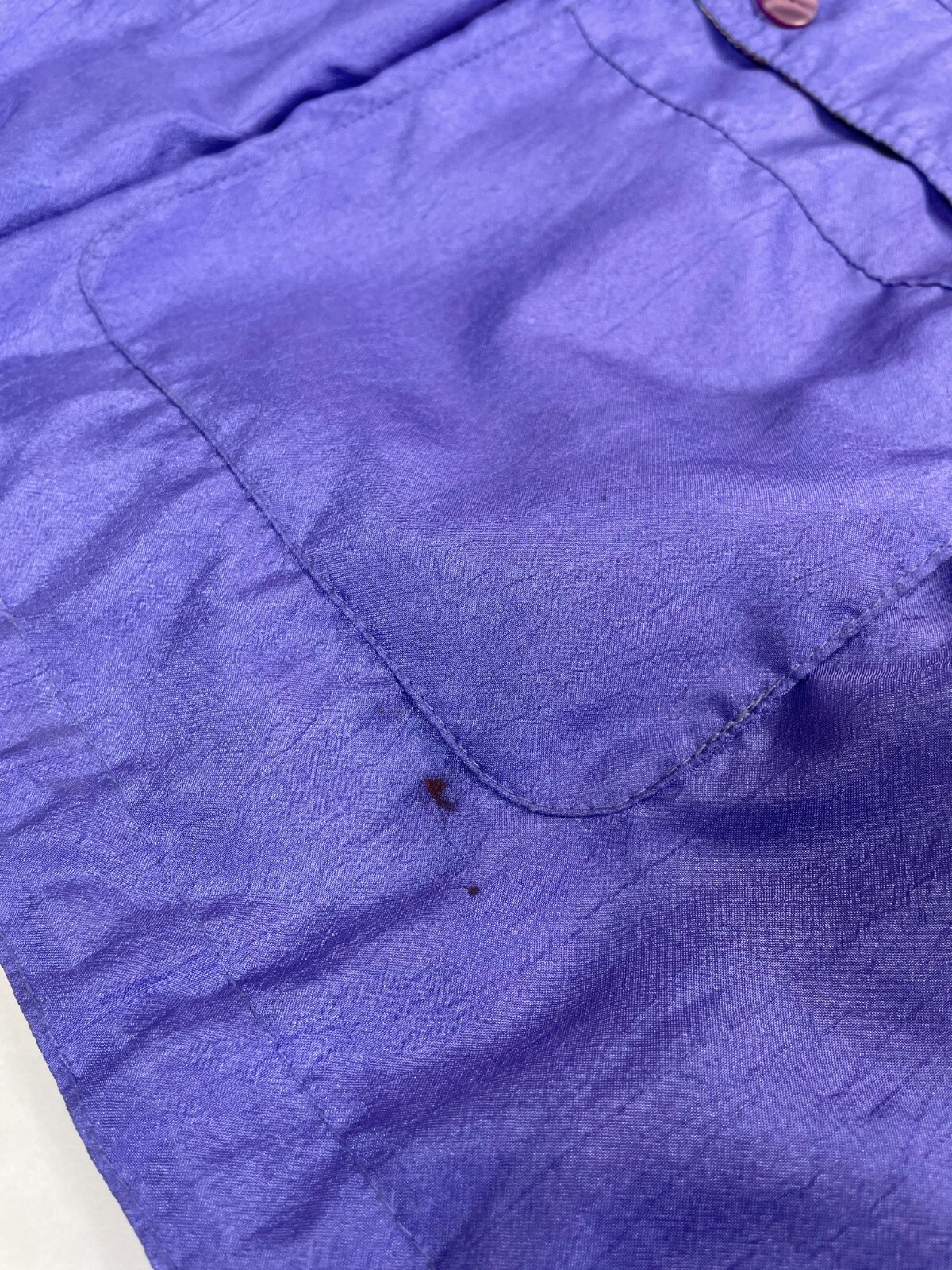 Current Seen Vintage Women’s Violet Button Front Windbreaker Jacket Size 20W
