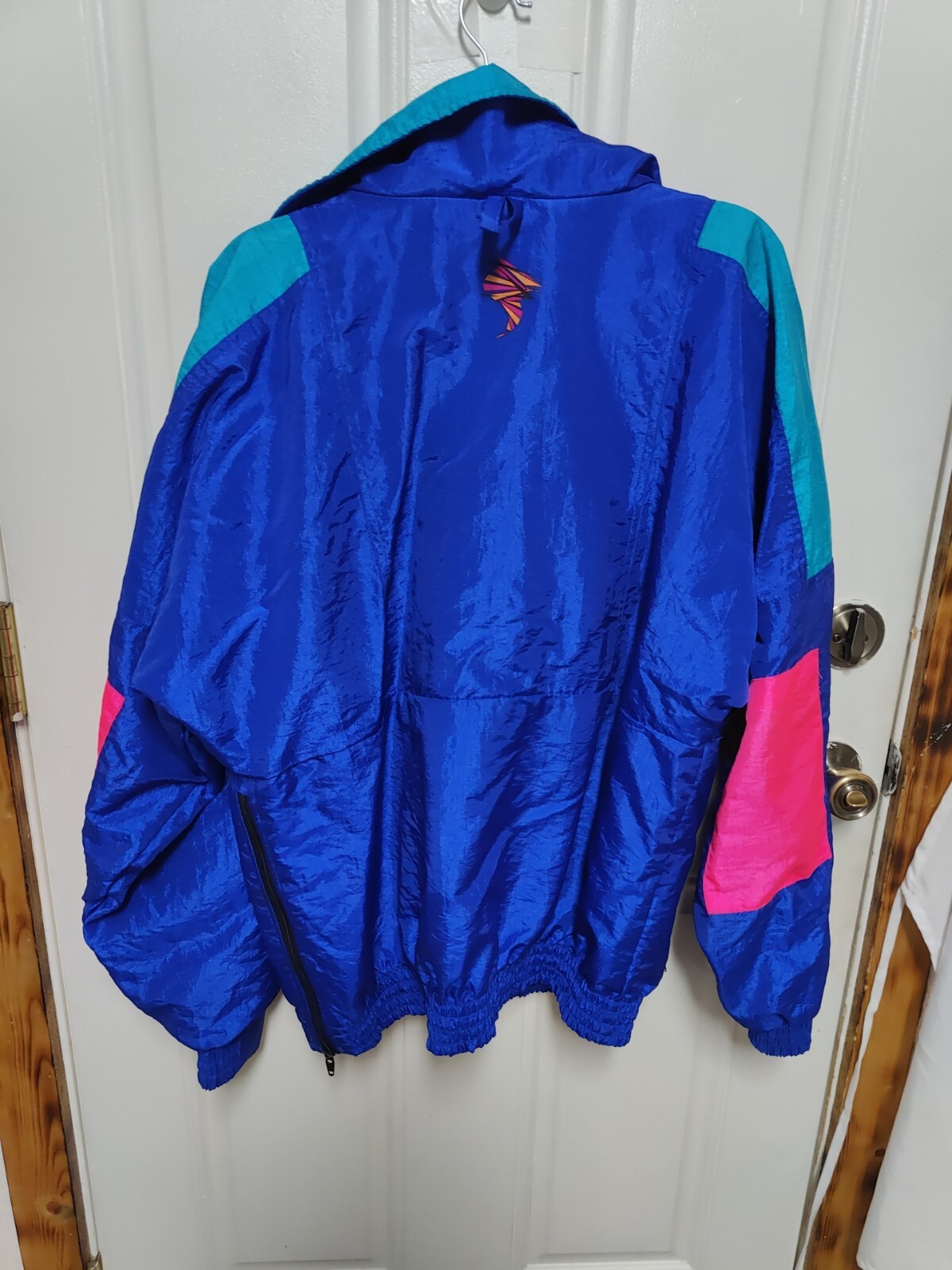 VTG Colorblock Windbreaker Pullover Medium SUNBUSTER Jacket Nylon Retro 1980s