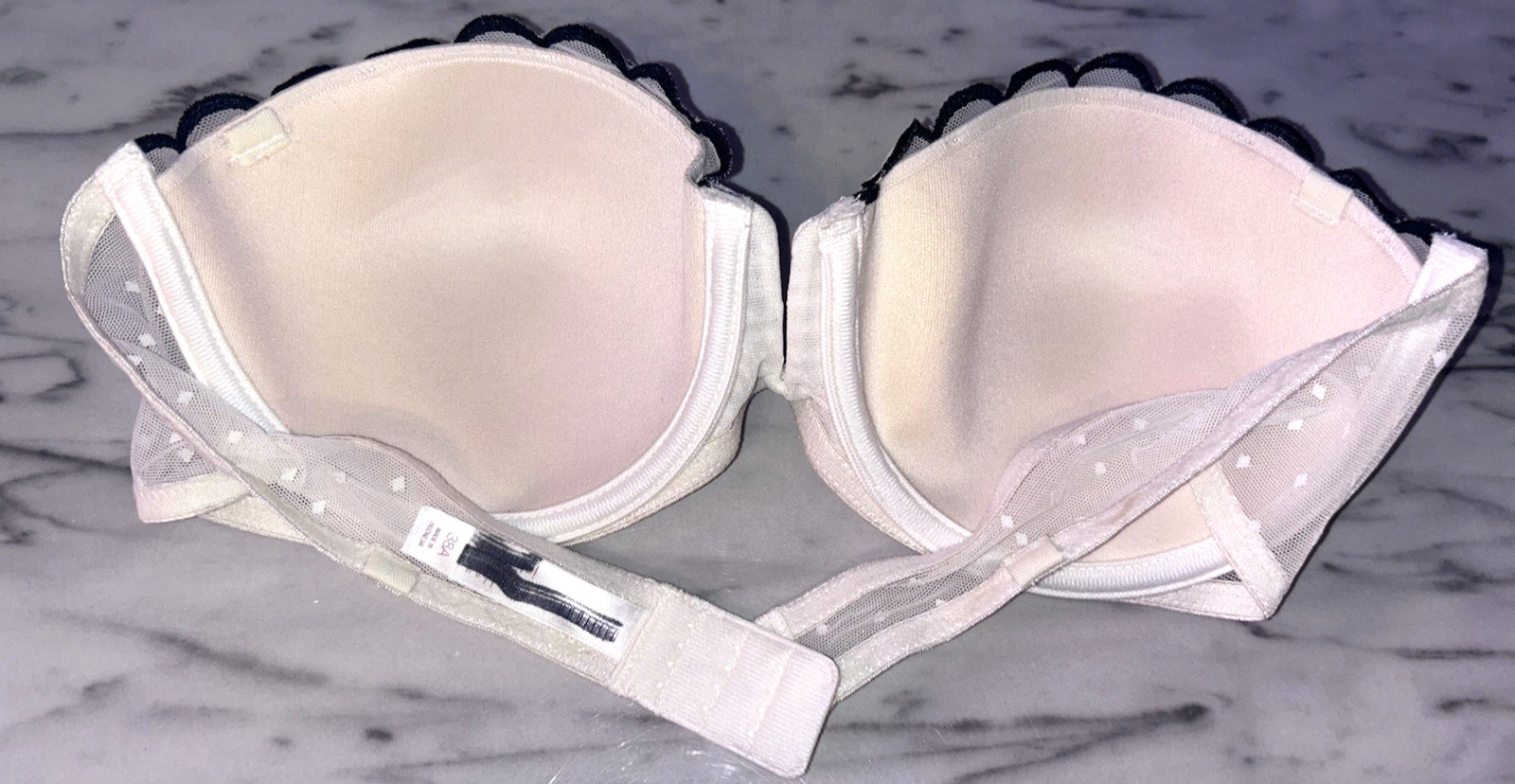 Vtg Maidenform Strapless Underwire Bra Size 38B