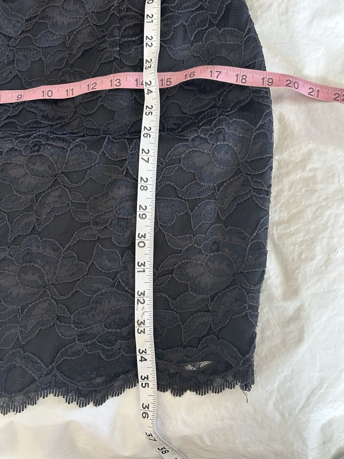 ROBERTA Vintage 90s Lace Beaded Bow Back Midi Prom party Formal Dress Size 9/10