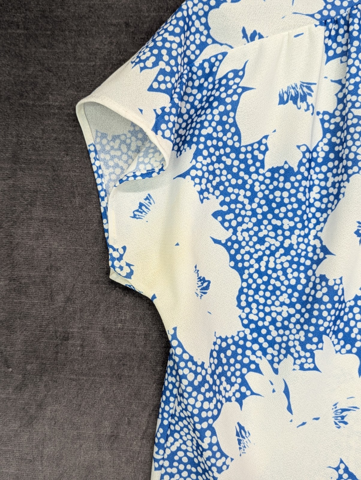 Vtg Cape Cod Match Mates Blue Shirt/Jacket Set Grandma Core Pussycat Bow Coastal