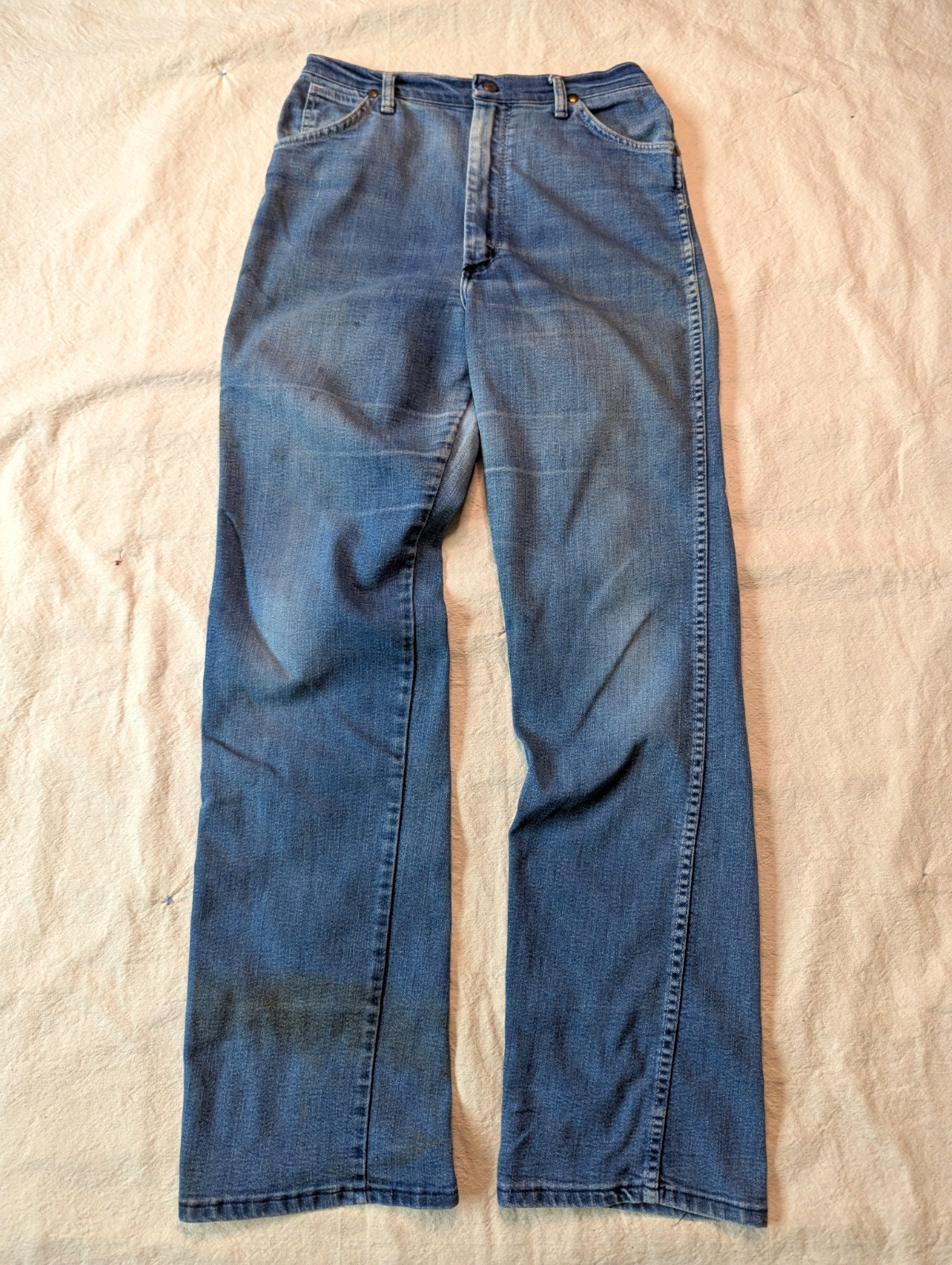 Vivissimo Wrangler VTG 70s Women’s Faded High Waist Bootcut Western Denim 28×32