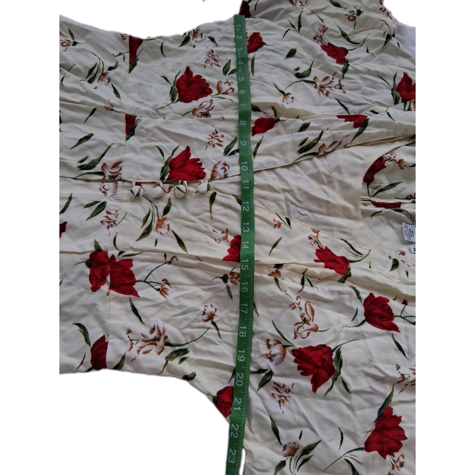 Beautiful Vintage Liberty By I.C.I 90’s Rayon Floral Tie Back Maci Dress M Med