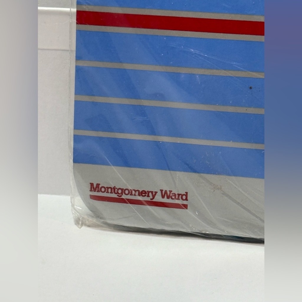 Vintage Montgomery Ward Fashion Pantyhose – Turquoise – Average – NOS Sealed