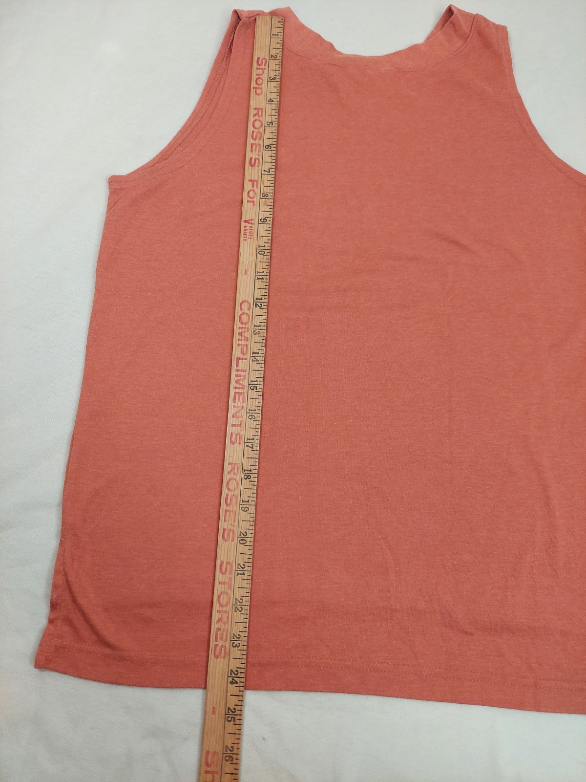 Vintage Orange Tank Top Women Summer Sleeveless Minimalist Normcore Casual Y2K L