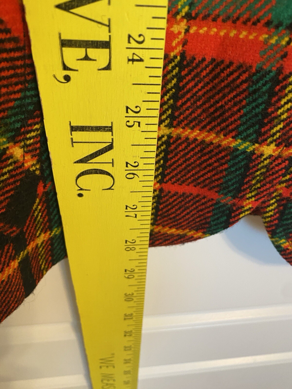 Peerless of Boston VTG Jacket 1970s Plaid 13 14 Retro Red Green Yellow Black