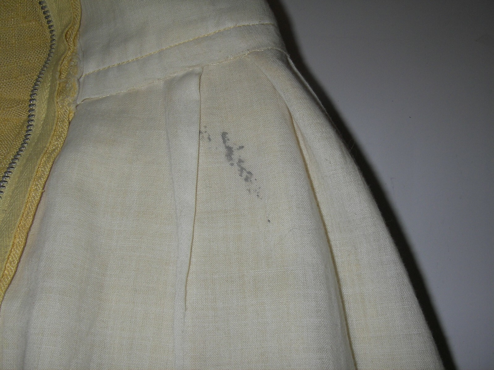Vintage 1950s Wayne Fuller Wiggle Pencil Dress Yellow Lined XS Midi Secretary