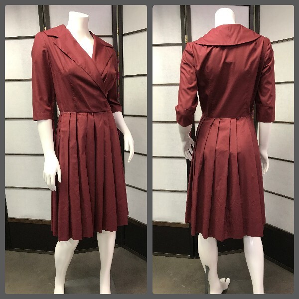 50s Vintage Amazing Gloria Swanson Dress, Rockabilly, Retro, Pin-Up, Cocktail