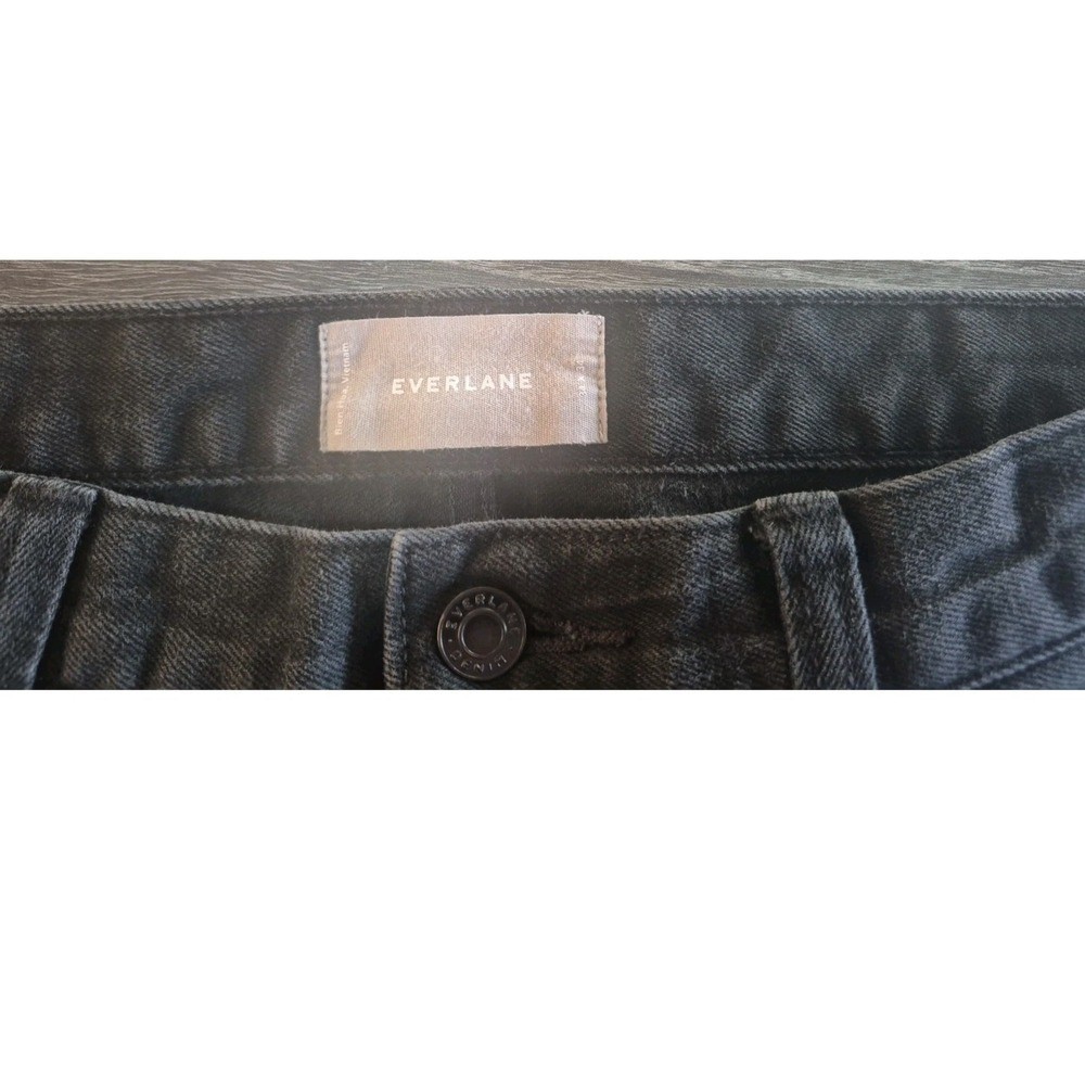 Everlane The Curvy High-Rise Skinny Jeans Womens 34×34 Black Denim