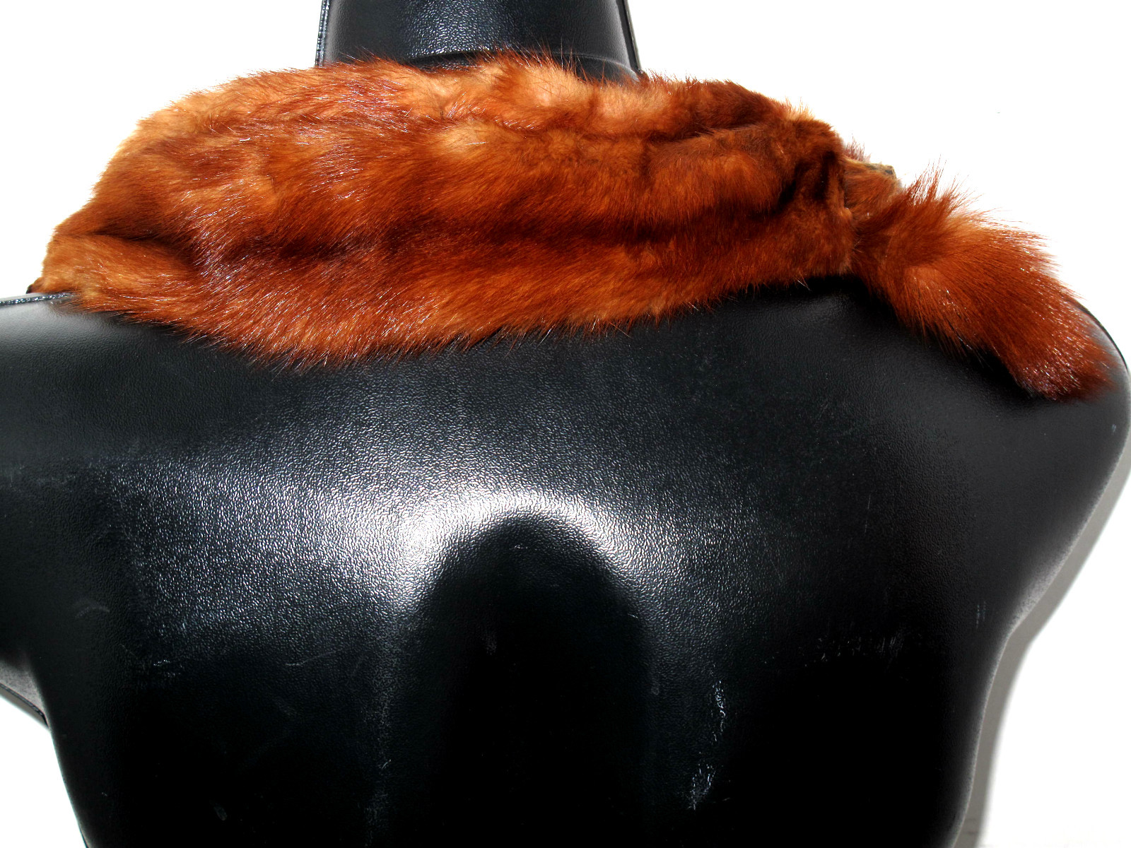 Vintage 5 Pelt Mink Real Fur Stole Scarf Shaw Wrap 48 inches long FURS by Carin