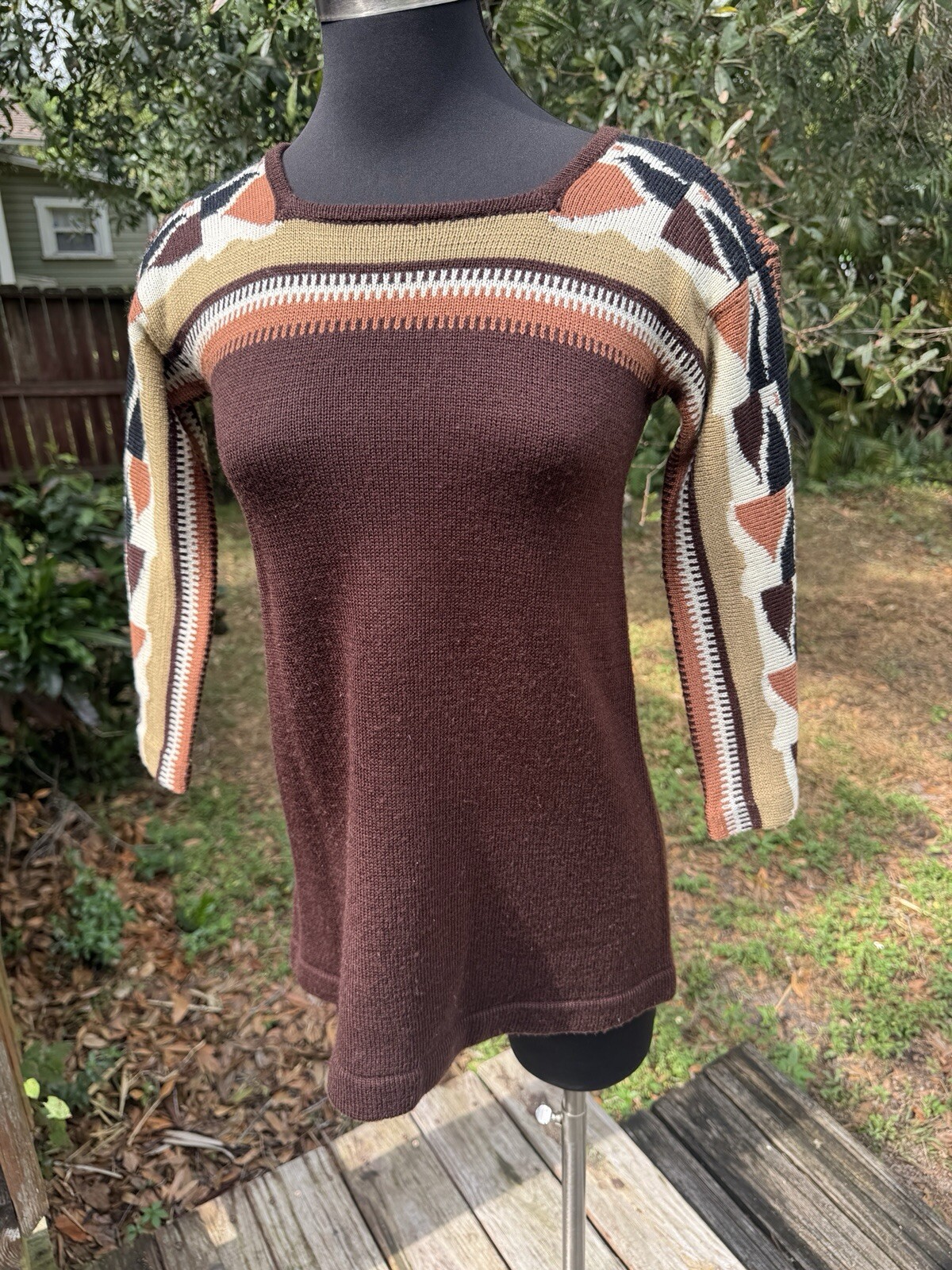 1970s Vintage Organically Grown By Arpeja Sweater