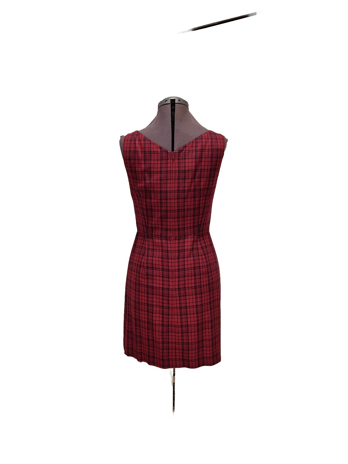 Esprit Red And Blue Plaid Dress Vintage Size 9/10